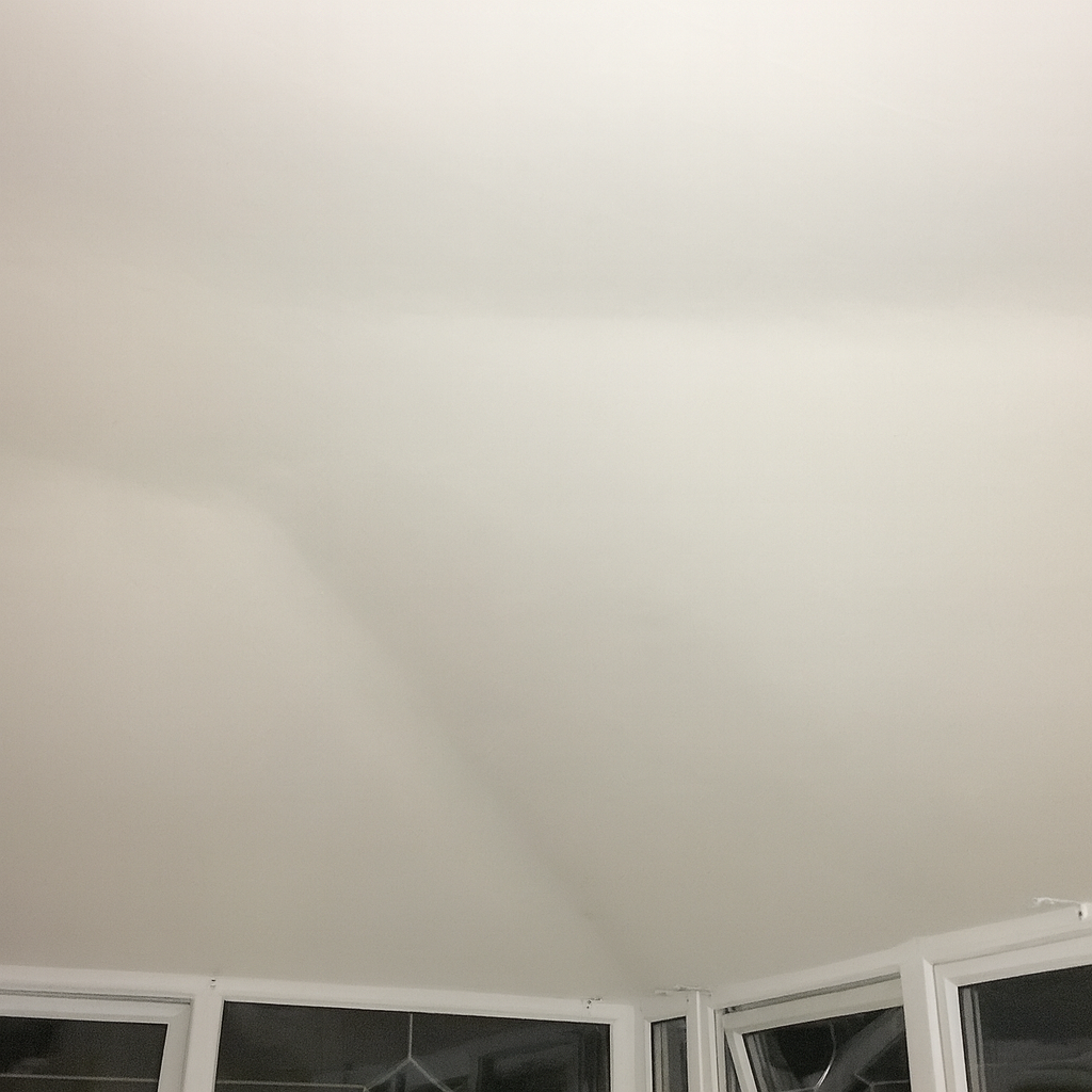 Lightweight insulated conservatory roof installed”