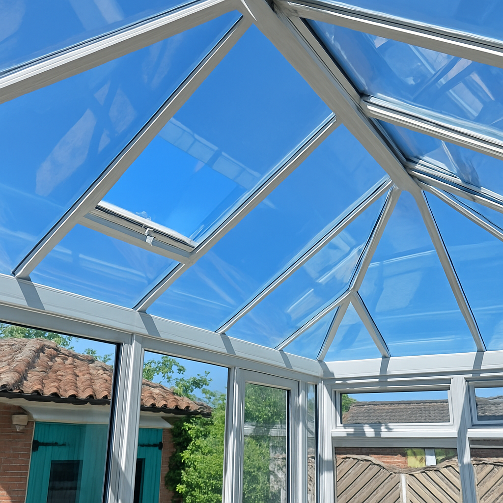 old conservatory roof before upgrade old conservatory roof before upgrade