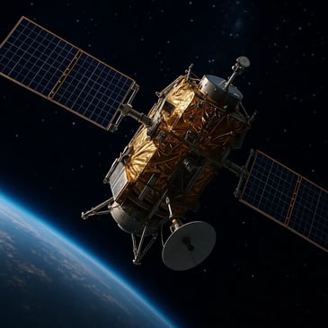 satellite in space
