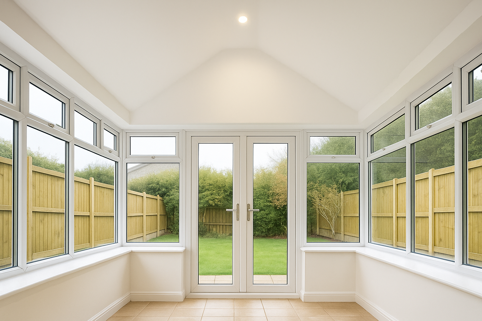 Conservatory roof insulation transformation project