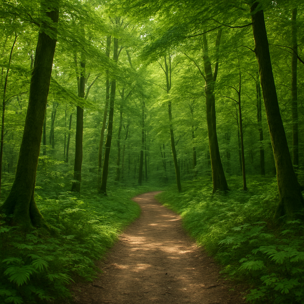 a healthy green forest a healthy green forest