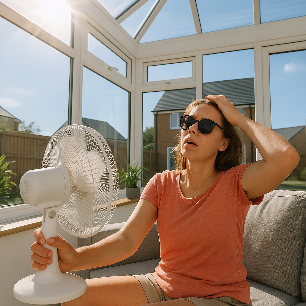 Conservatory is too hot in the summer Conservatory is too hot in the summer